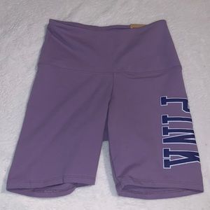 vs pink high waist bike short